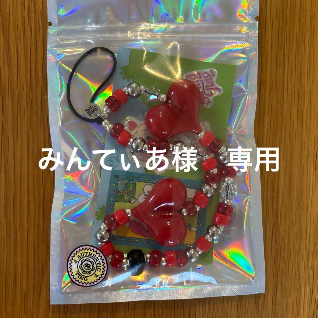 【正規品】String Ting ストリングティング　ストラップ　ハート　赤