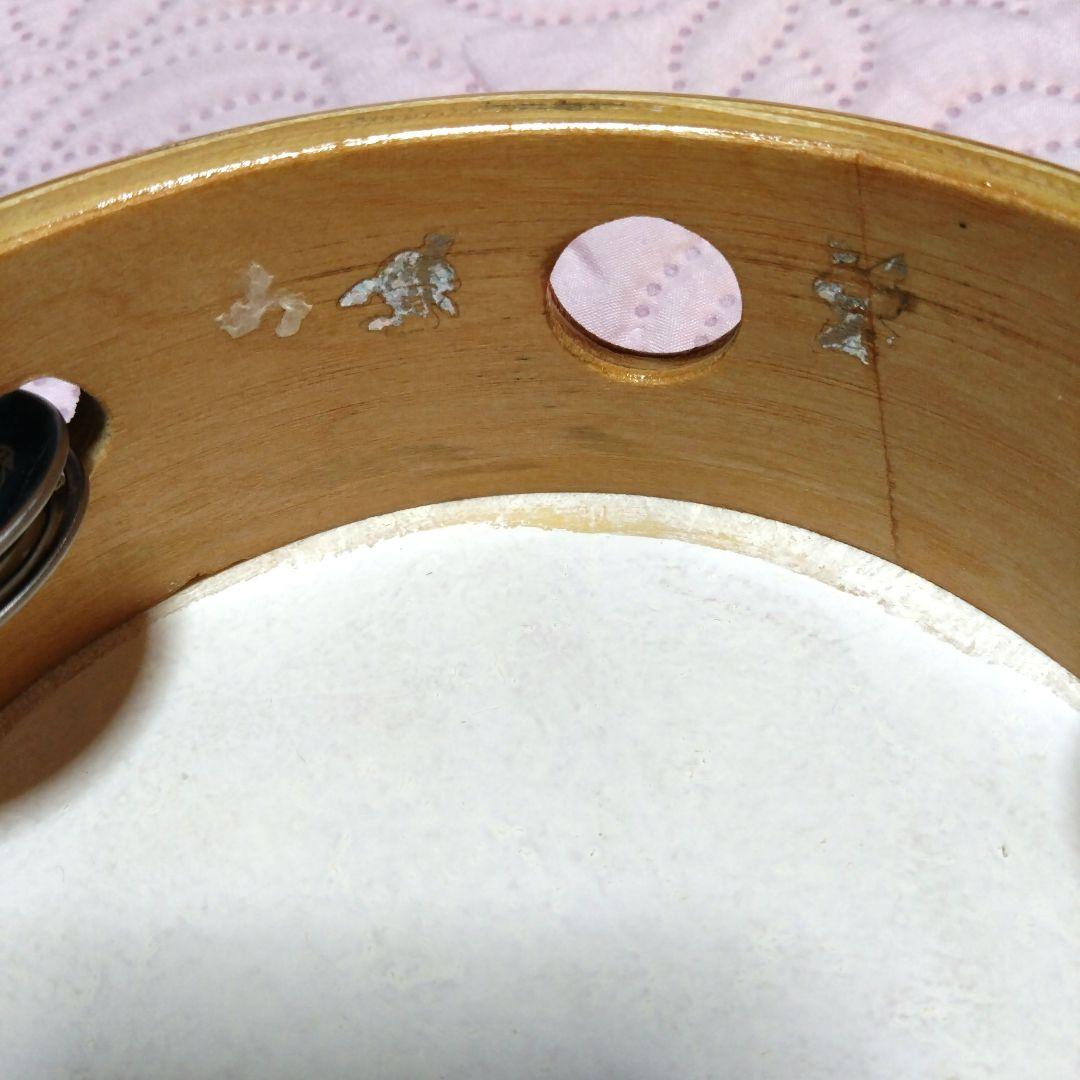 木製シンバル付きタンバリン5個セット