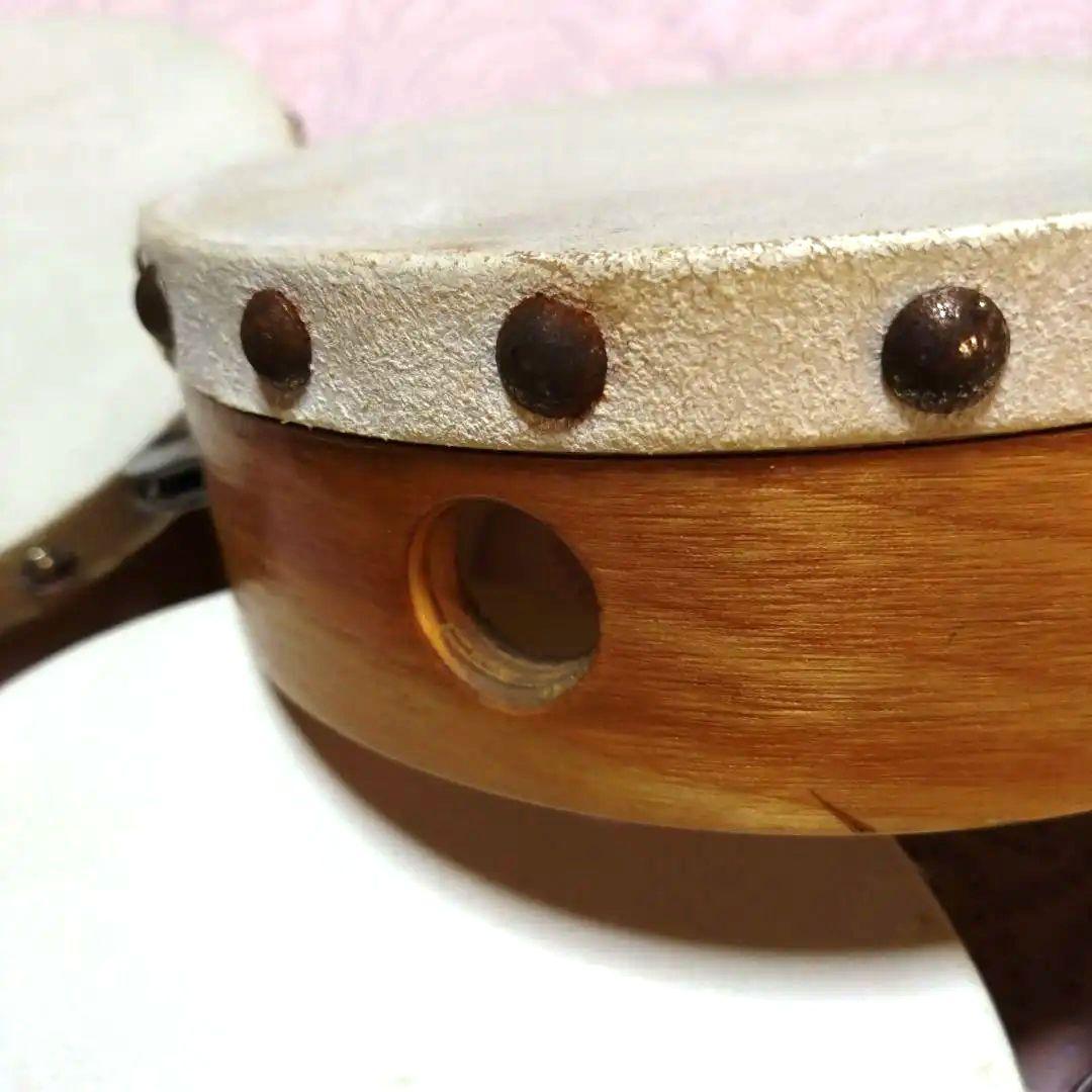 木製シンバル付きタンバリン5個セット