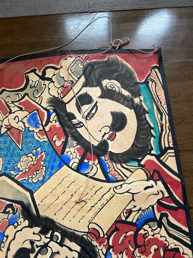 レトロ　凧絵　錦絵　ねぶた絵　大型凧絵　和風