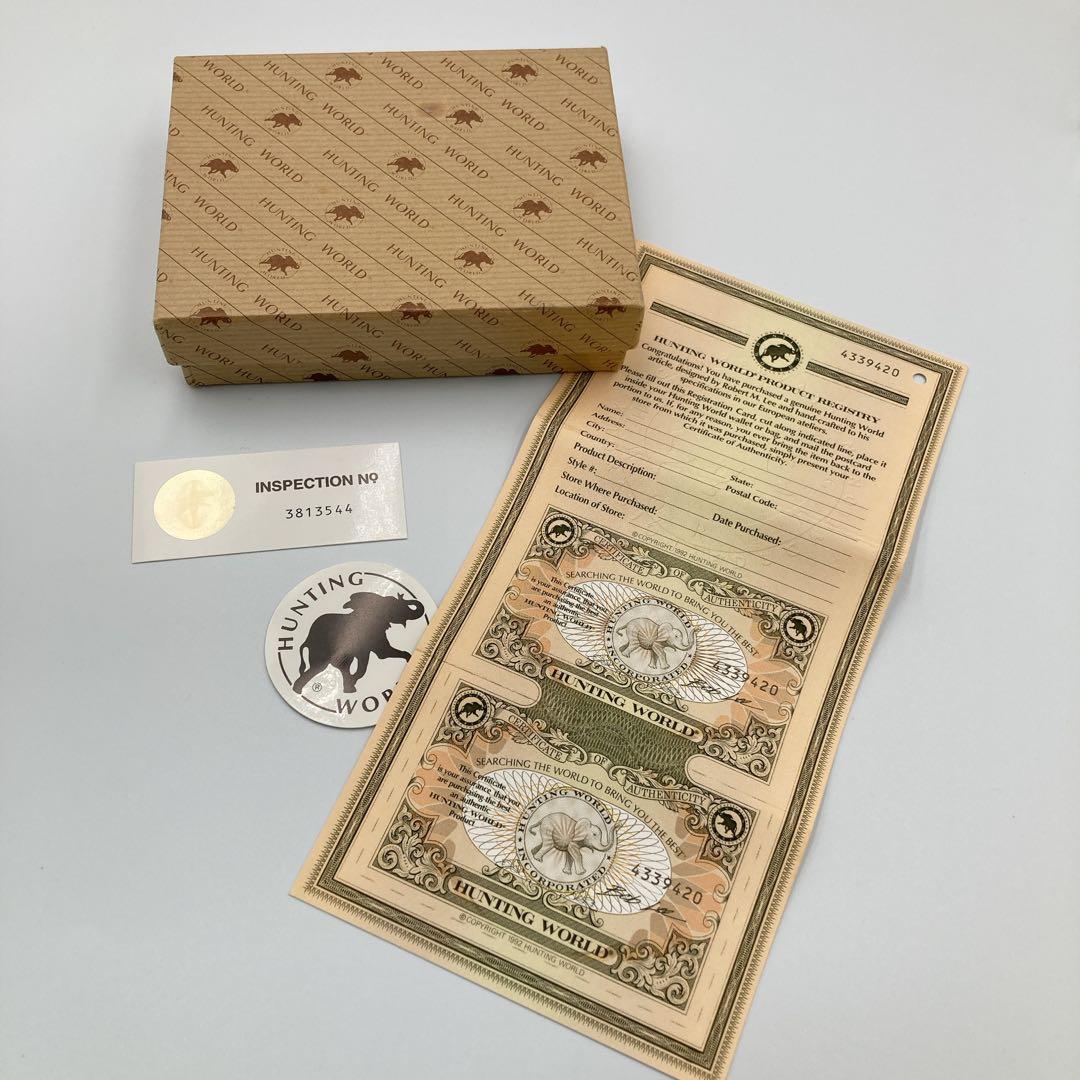 【新品】HUNTING WORLD バチュークロス 6連キーケース イタリア製