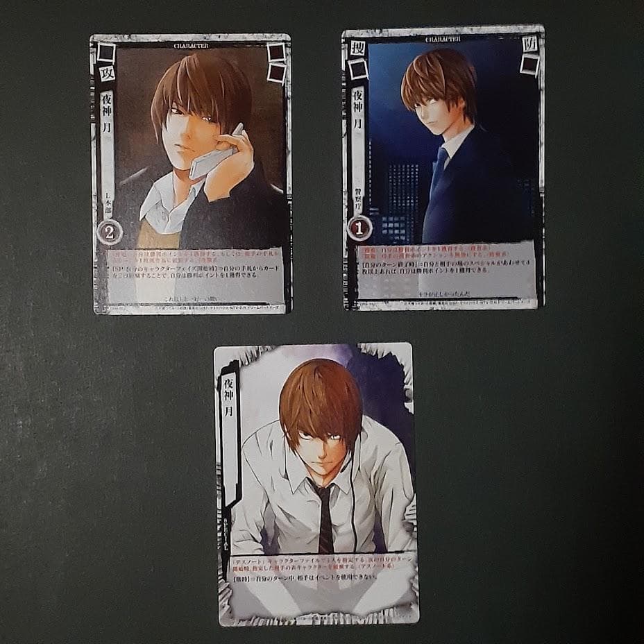 DEATHNOTE デスノート　夜神 月 1~4弾　8枚セット　トレカ　ライト