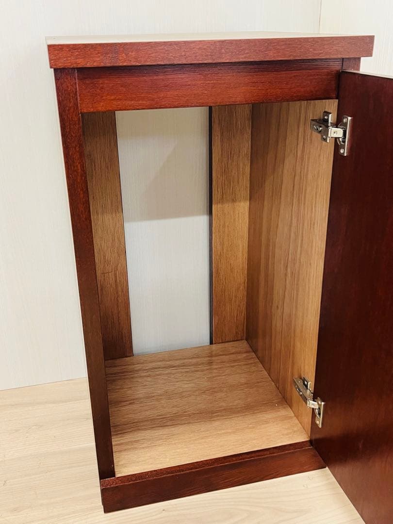 特注450キューブ水槽用　木製キャビネット　450×450用