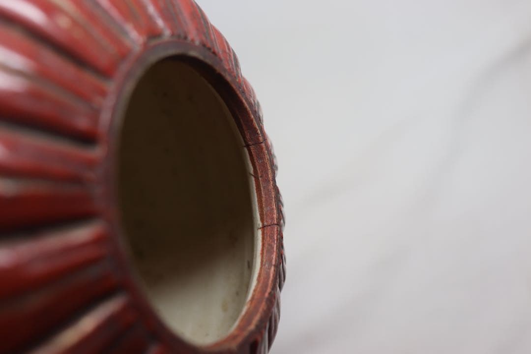 江戸　永楽　金彩菊紋瓶　アンティーク　送料込み0523