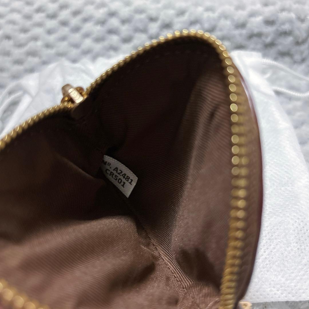 【美品】COACH サーキュラー ポーチ 花柄 バッグチャーム