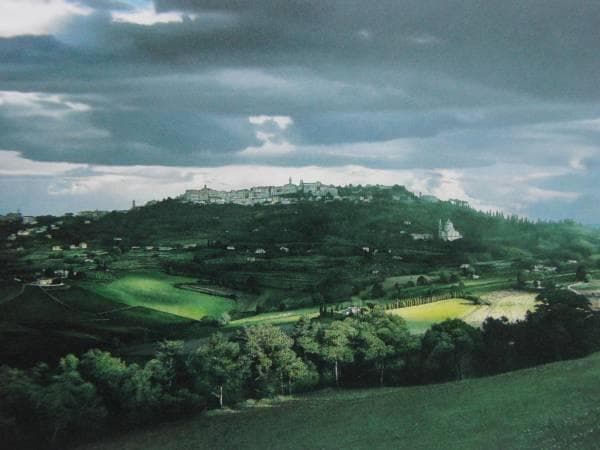 原雅幸、【モンテプルチアーノ】、希少な額装用画集より、新品額装付