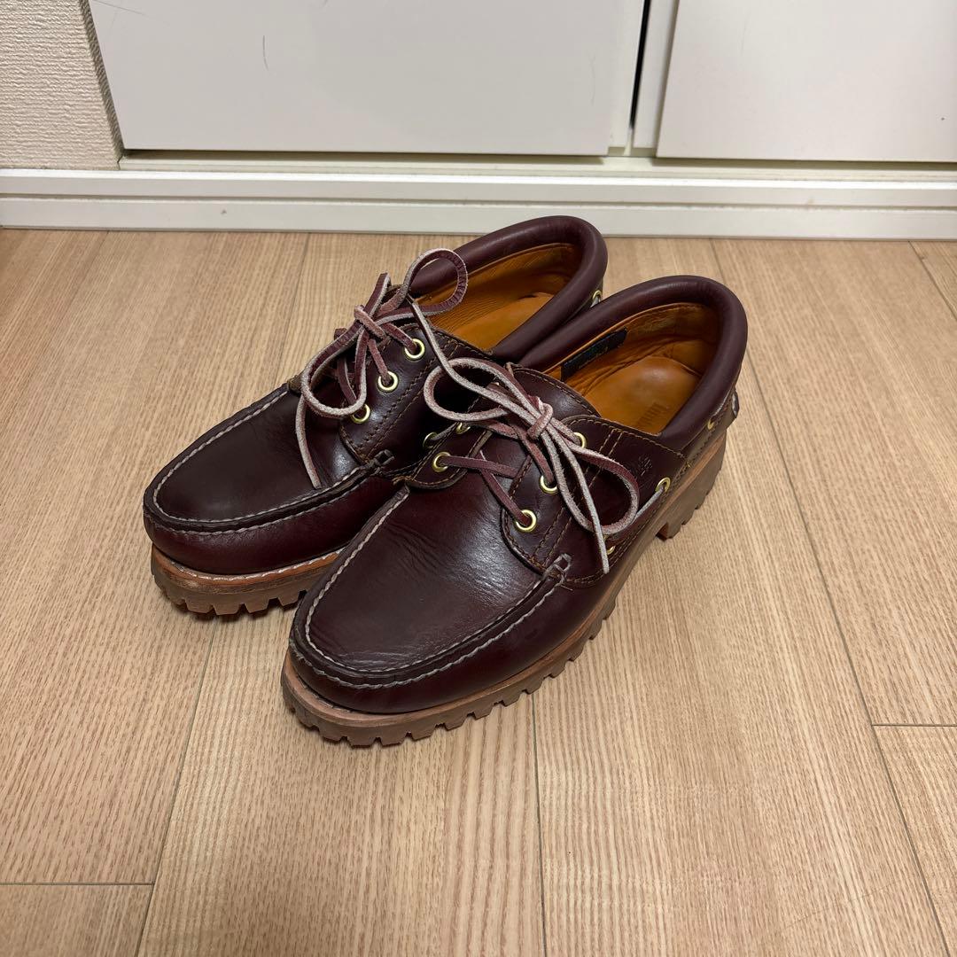 Timberland 3eye バーガンディ ヒデ