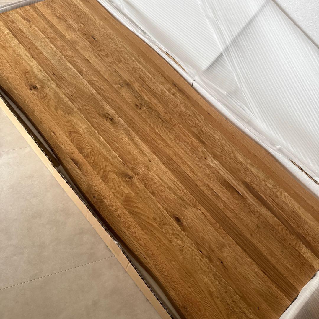 KAGUCOCO 一枚板風　ダイニングテーブル天板のみ　210 オーク　無垢材