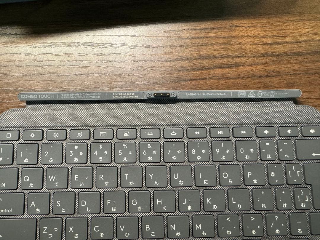 logi キーボードカバー グレー