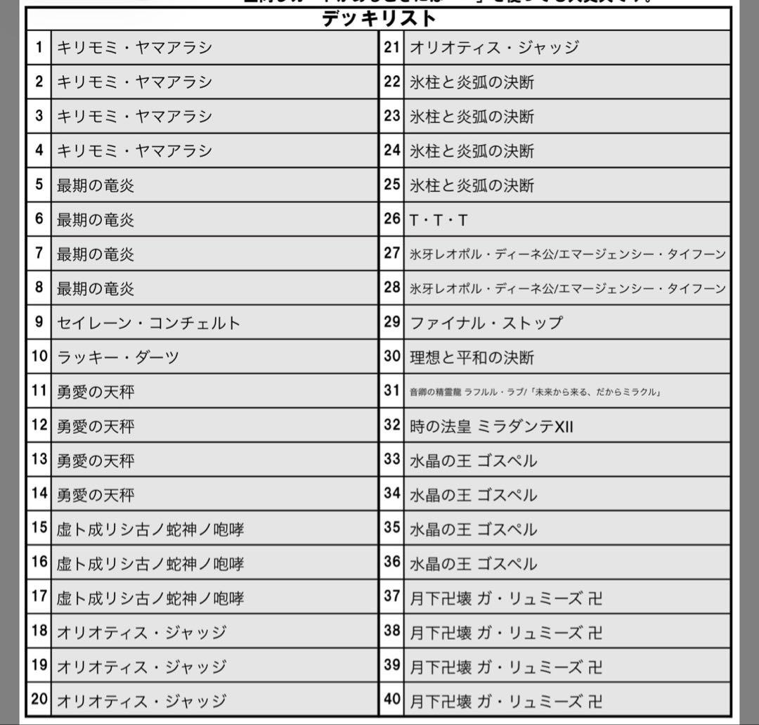 ラッカゴスペル デッキ+デッキパーツ