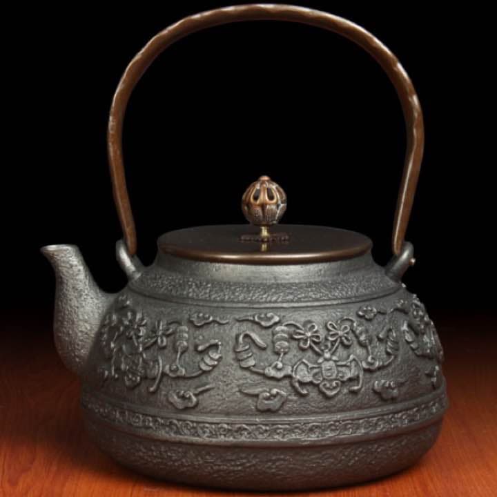 松紋堂 鉄器 急須 伝統工芸 手作り 鉄分補給 鉄瓶　015