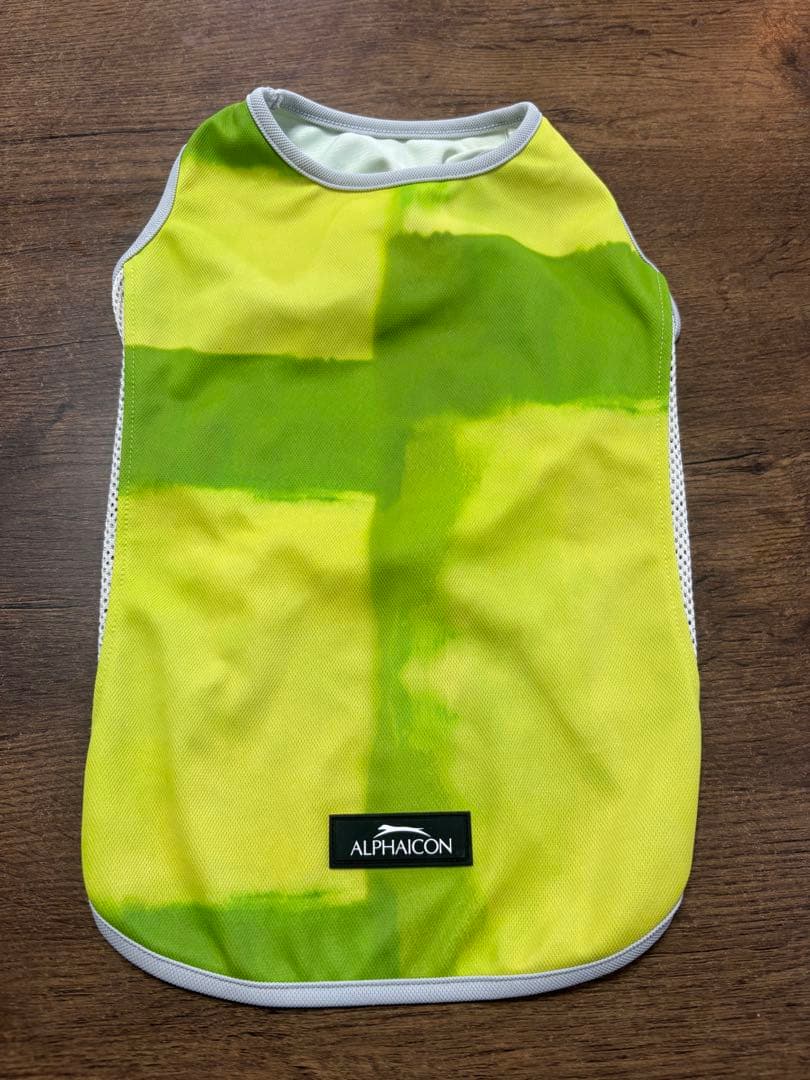 J*e様 ALPHAICON メッシュ犬服 イエロー・グリーン