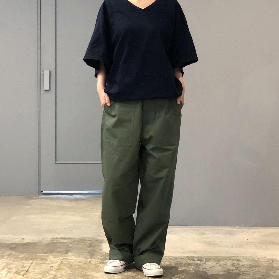 パンツ HTS COTTON/LINEN KERSEY BAKER PANTS