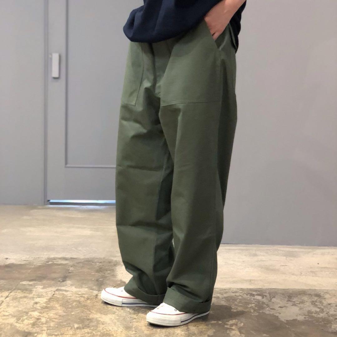 パンツ HTS COTTON/LINEN KERSEY BAKER PANTS