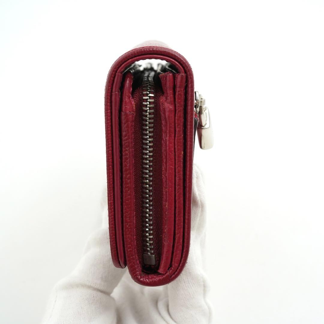 ✨極上美品✨　ロエベ　ミニ財布　二つ折り　アナグラム　アマソナ　南京錠　レザー