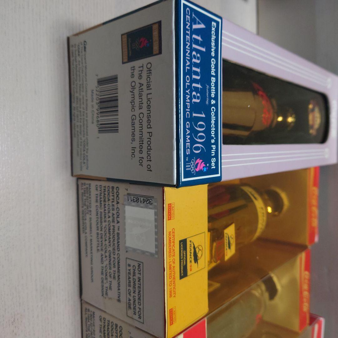 コカ・コーラ 限定金メッキボトル 5本セット