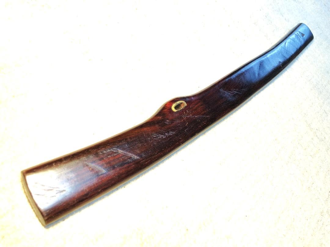 【 黒檀茶刀 】　江戸～昭和初期