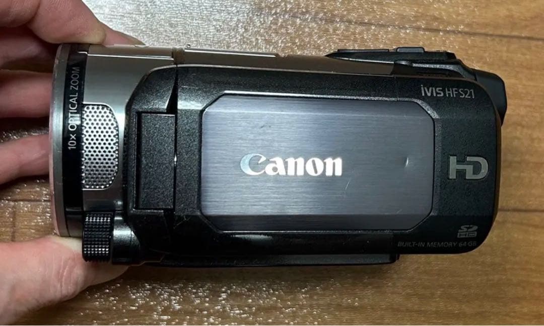 Canon ivis HF S21 キャノン純正ワイコン付 ビデオカメラ