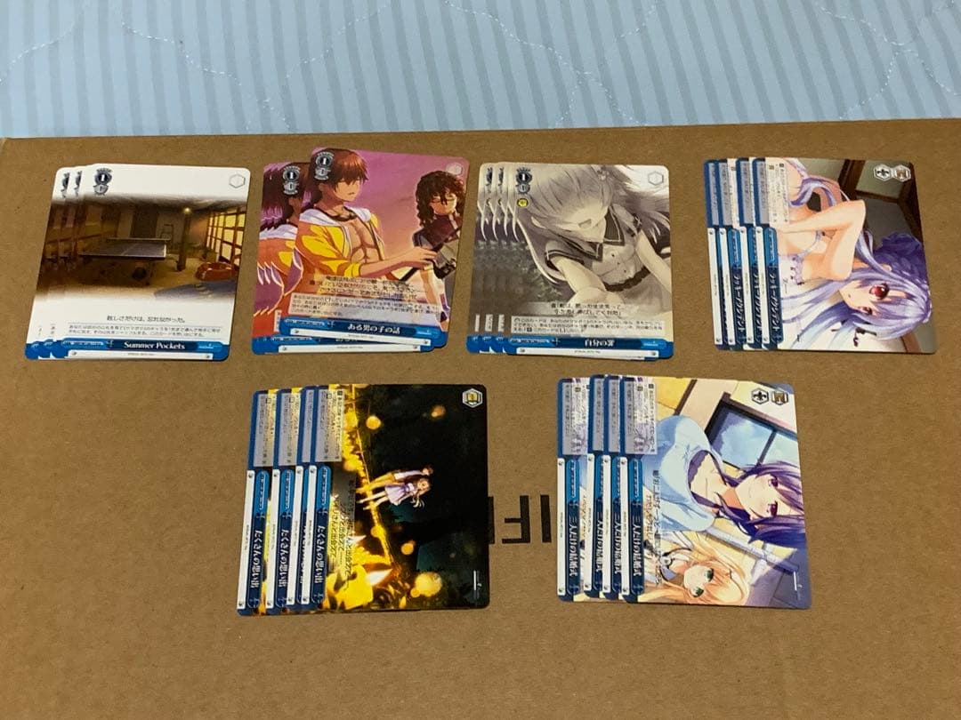 ヴァイスシュヴァルツ Summer Pockets サマポケ RR以下4コン