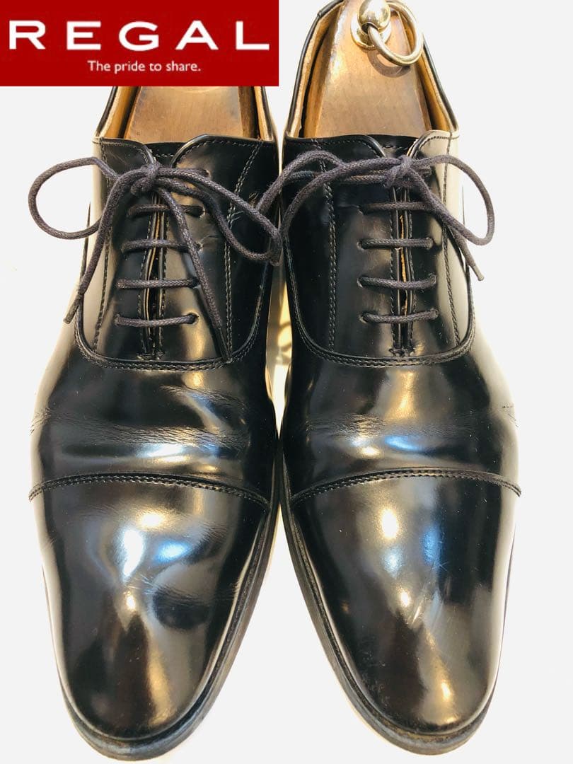 ★美品★定価30,000円！リーガル REGAL ストレートチップ 27EE