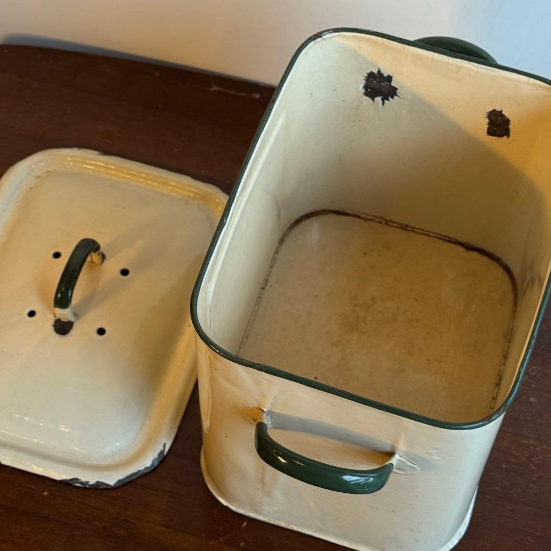 イギリス ヴィンテージ ホーロー ブレッドケース BREAD パンケース 収納