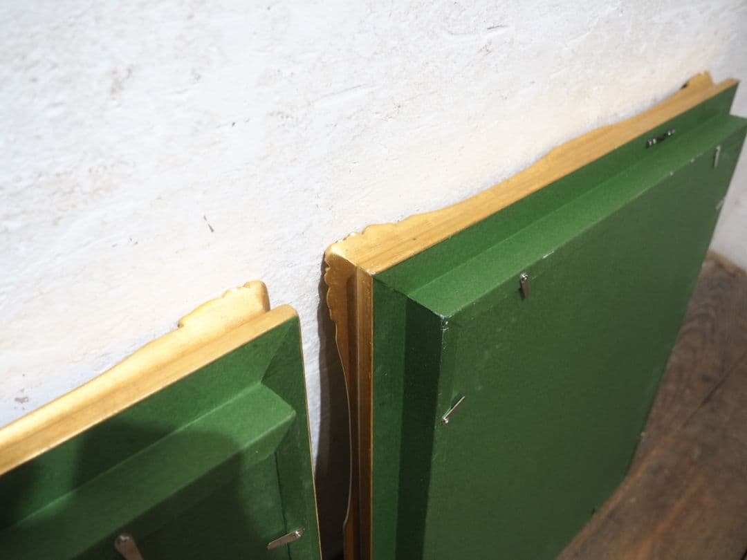 1291　レトロな額縁　F8　アートフレーム　油彩　水彩　画材　ビンテージ