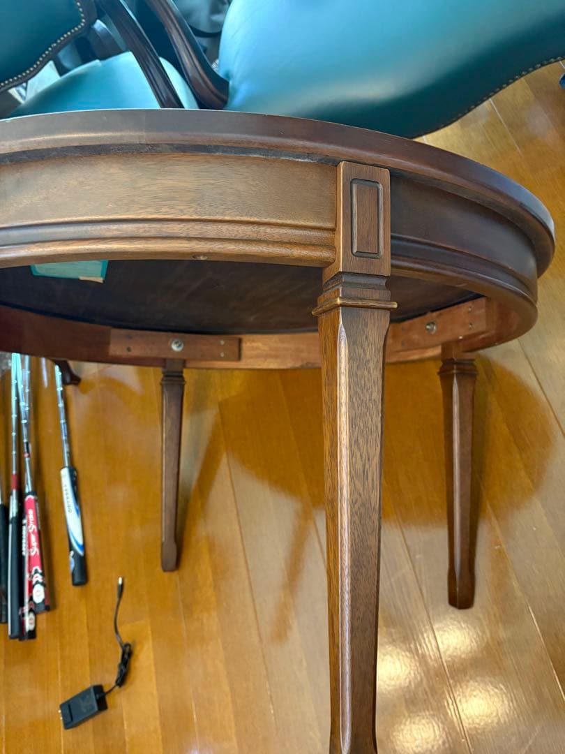 町田市　直接取引限定　maruni 円形木製テーブル