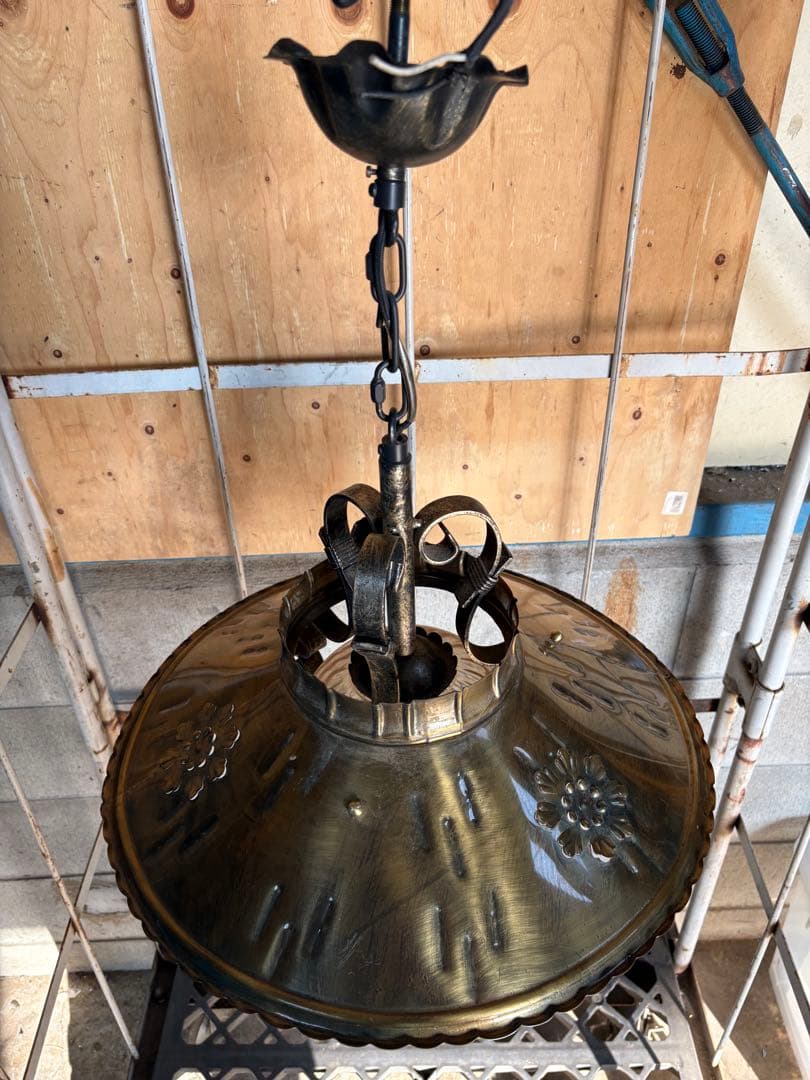 シャンデリア　アンティーク　希少品　昭和レトロ ランプ おしゃれ