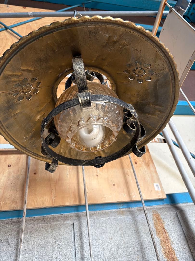 シャンデリア　アンティーク　希少品　昭和レトロ ランプ おしゃれ