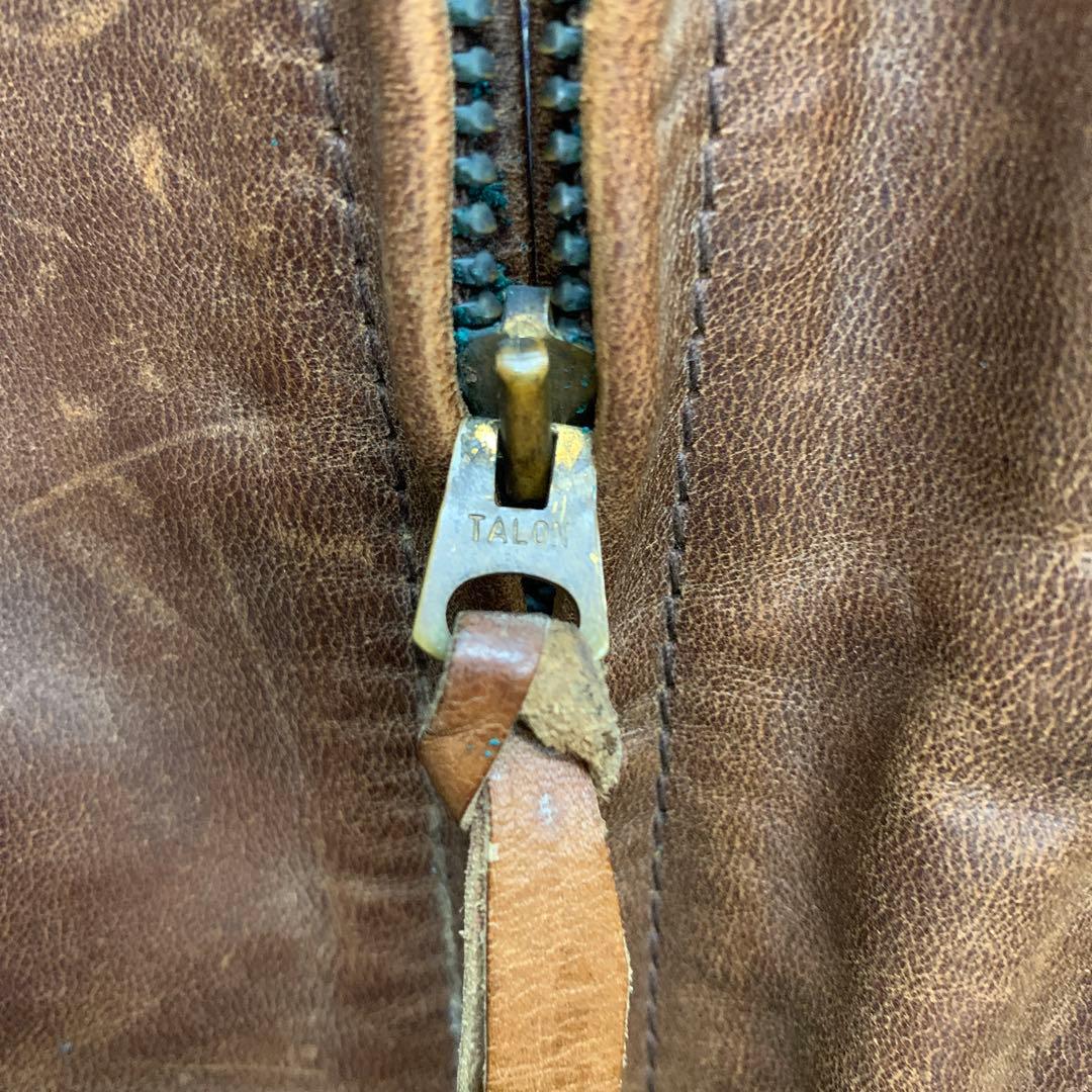 中古 AERO LEATHER Halfbelt シングルライダース