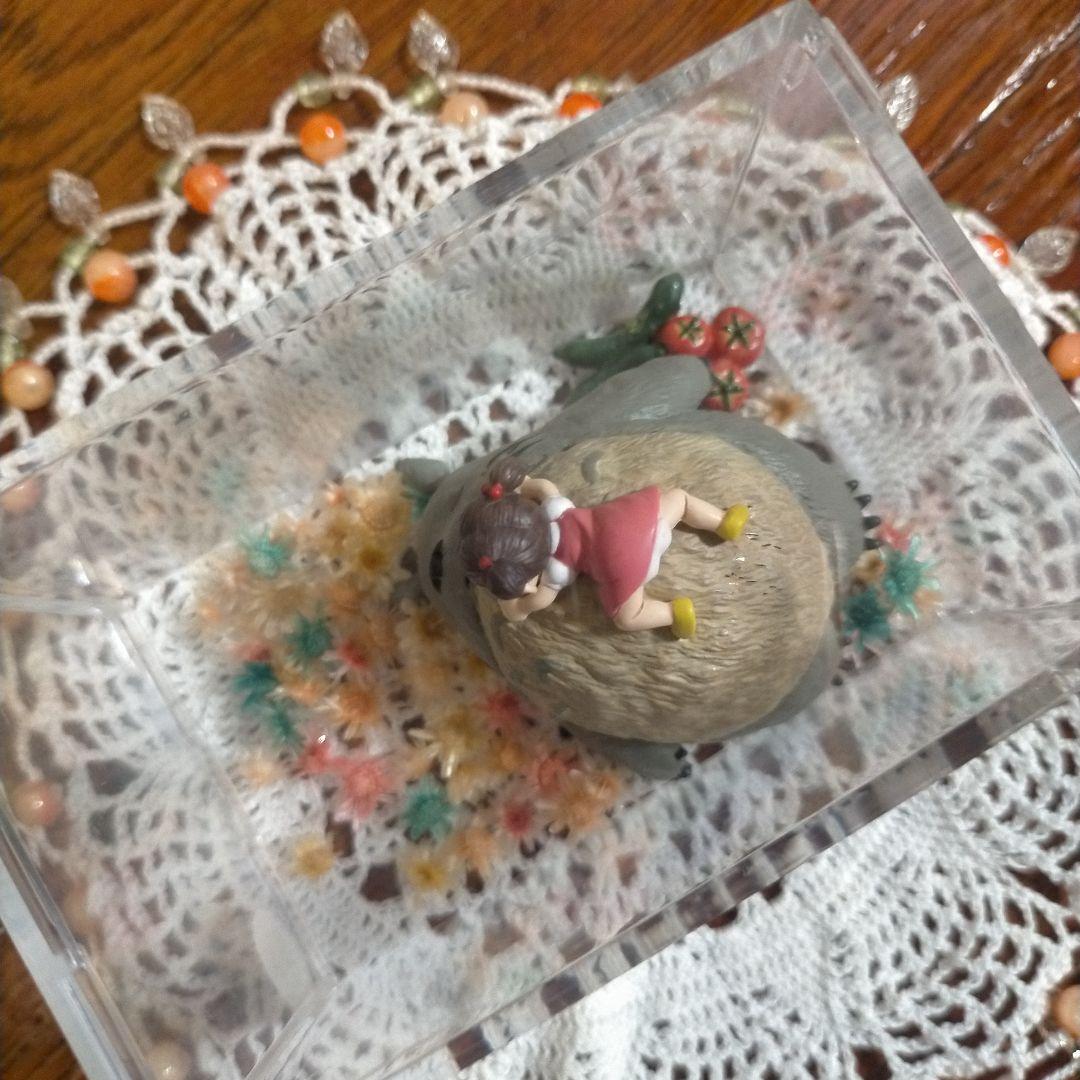 廃盤‼️となりのトトロ トトロ メイちゃん ミニチュアフィギュア 透明ケース付き