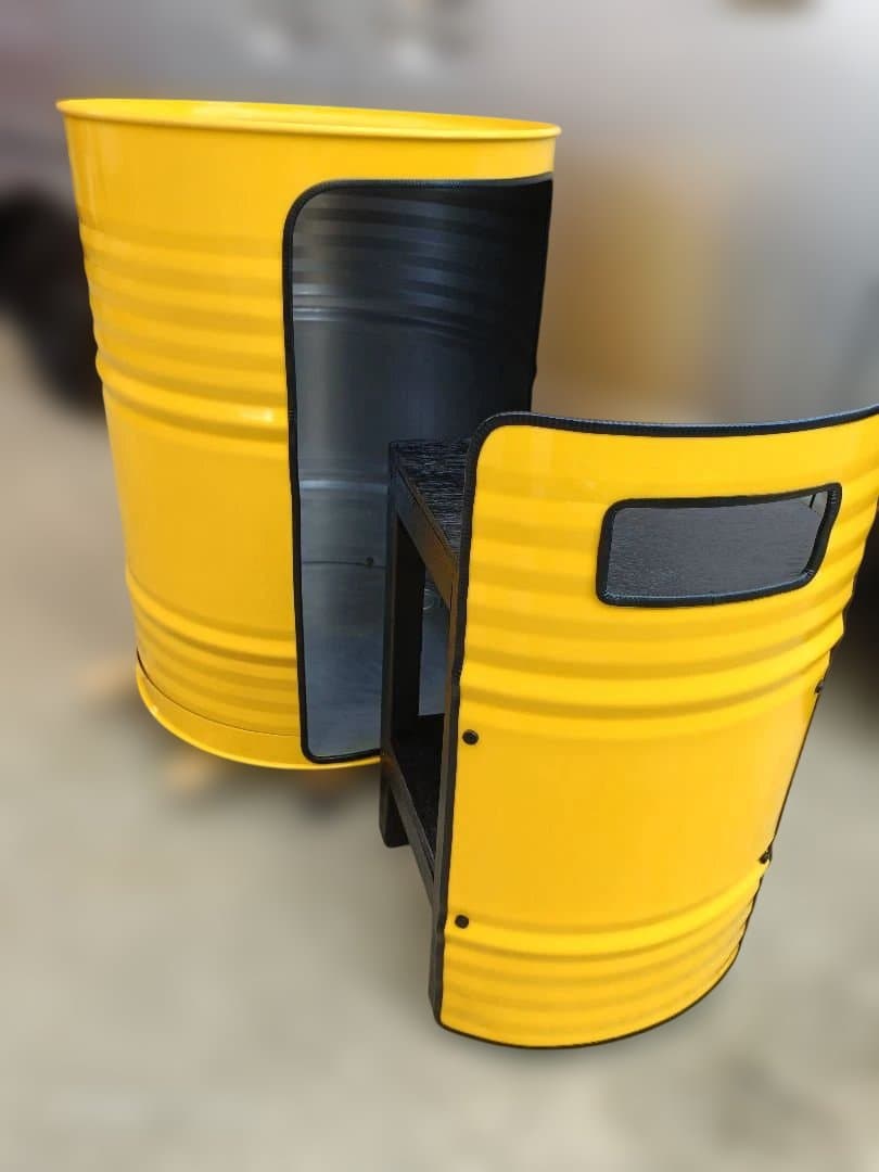 ドラム缶remake！パソコンデスク‼️