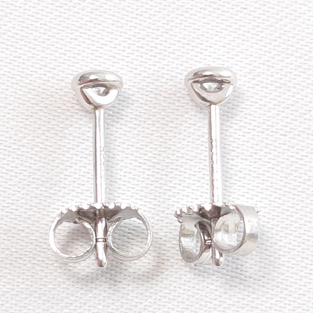 【美品】ティファニー Pt950 バイザヤード ダイヤモンド ピアス 7015