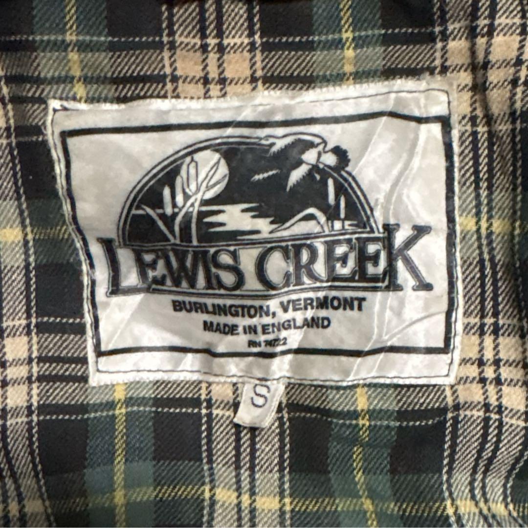 雰囲気抜群　LEWIS CREEK オイルジャケット　襟レザー