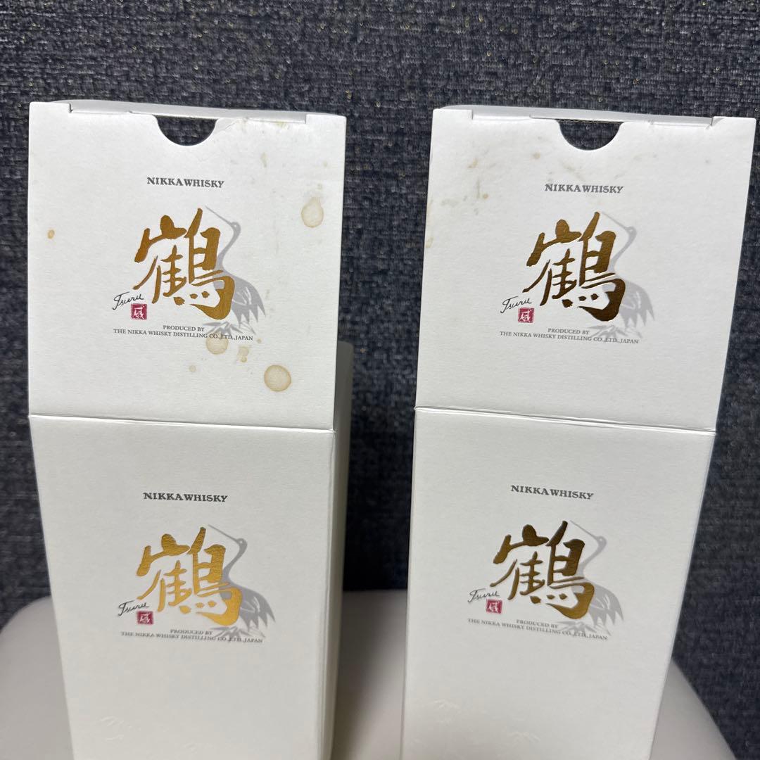 ニッカウヰスキー 鶴700ml 2本セット ピァアモルトレッド　1本お付けして