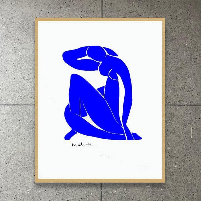 額装済/ブルーヌード/マティス/ポスター/インテリア/アート