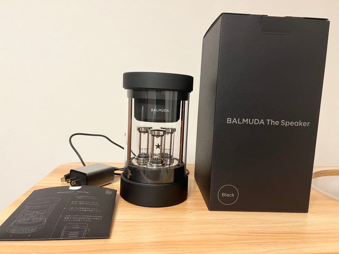 スピーカー・ウーファー BALMUDA The Speaker M01A-BK Black