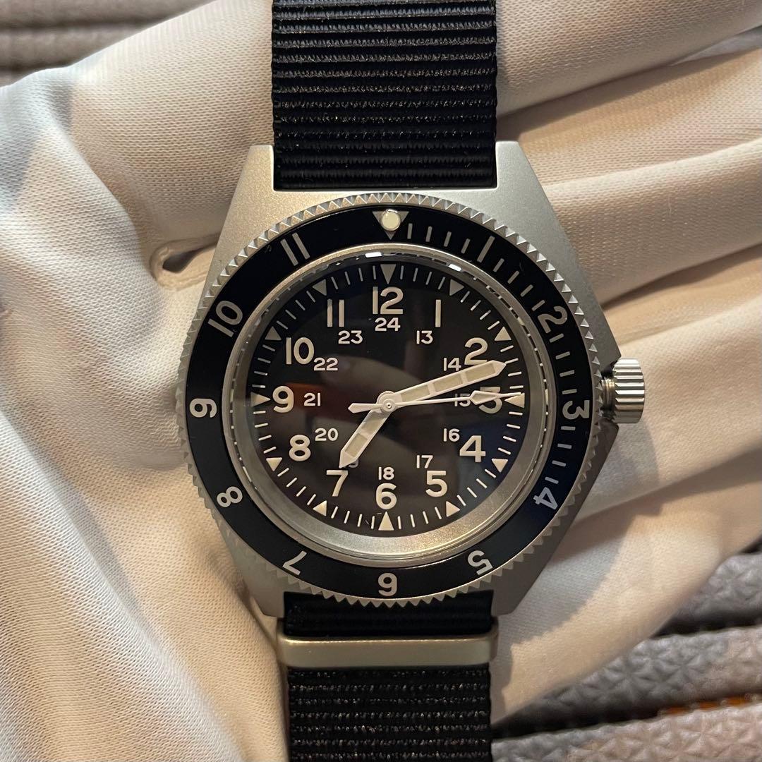 新品 ミリタリーウォッチ TYPE2 米軍 パイロット セイコームーブ