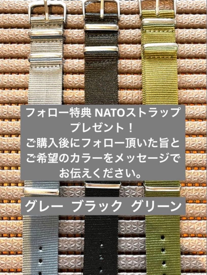 新品 ミリタリーウォッチ TYPE2 米軍 パイロット セイコームーブ