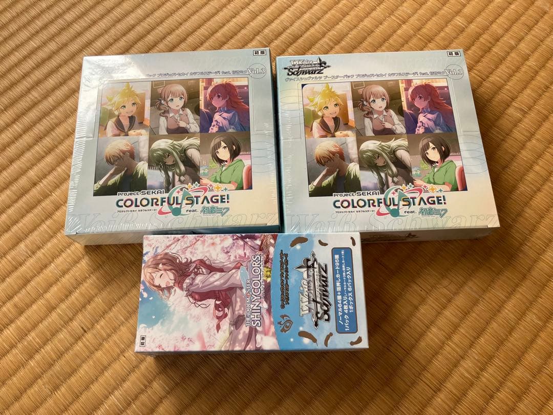 ヴァイスシュヴァルツ 　3BOXセット シュリンク付き・未開封