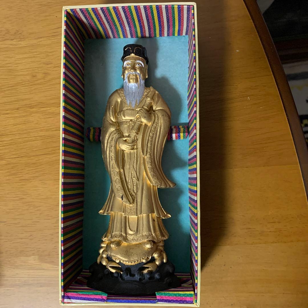 中国墨人形　人形墨　古墨　置物