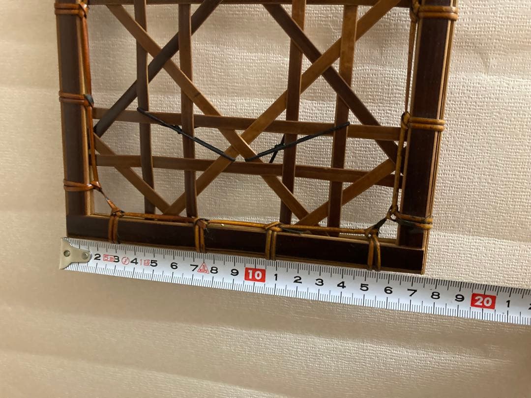 竹工芸　短冊かけ　竹　八木澤正