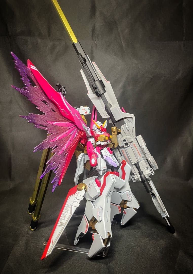 N*T様 ガンプラ完成品HG デスティニーガンダムspecⅡ & ゼウスシルエッ