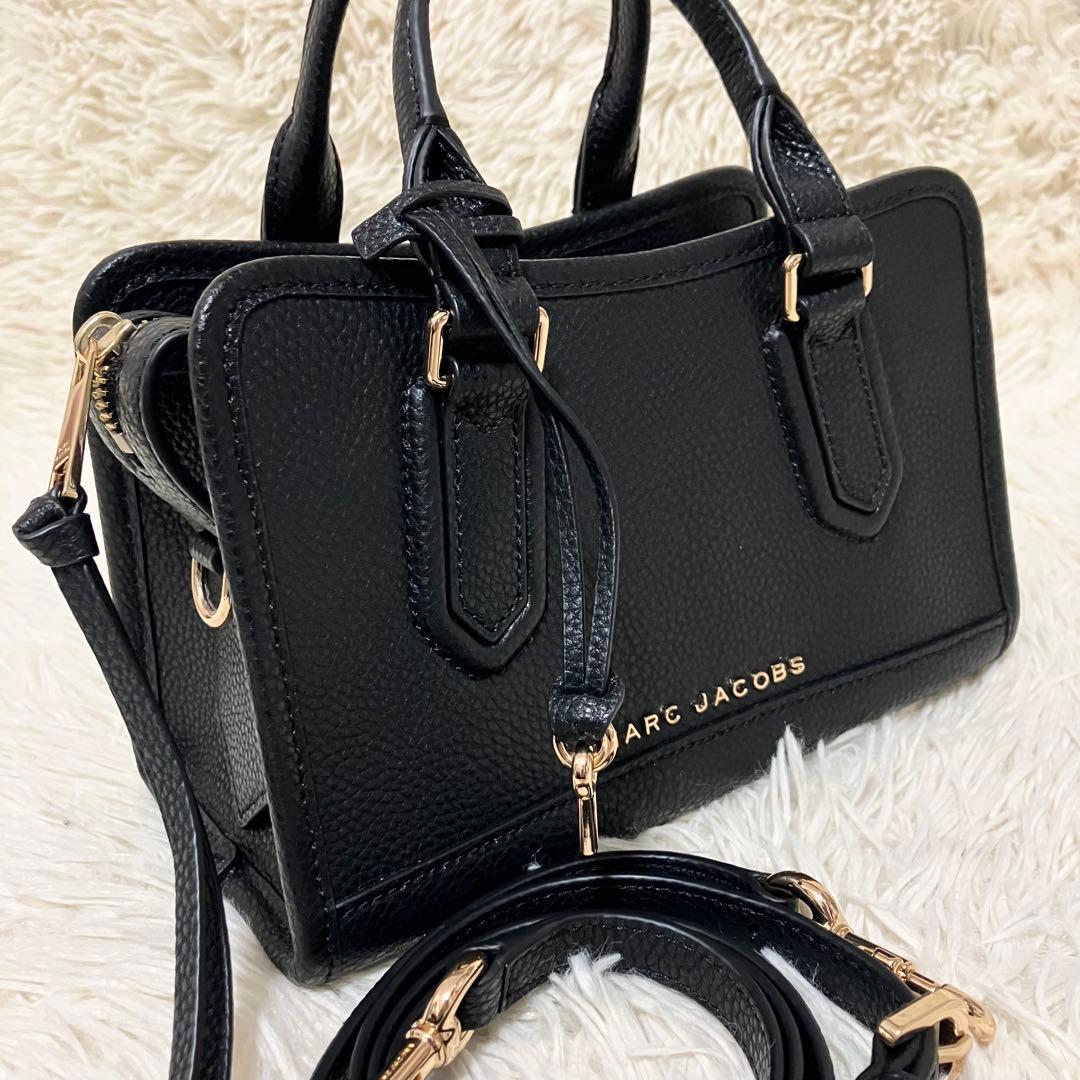 【新品同様】 MARC JACOBS ハンド 2way レザーブラック