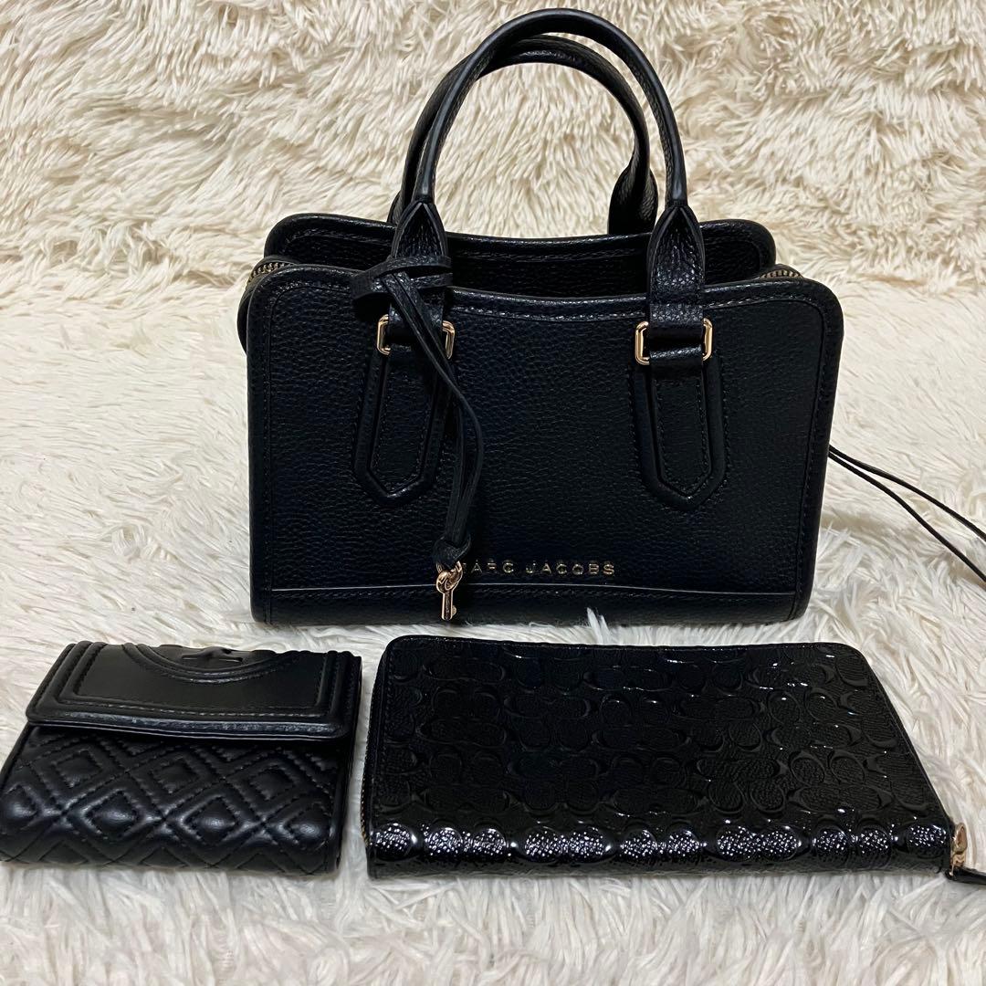 【新品同様】 MARC JACOBS ハンド 2way レザーブラック