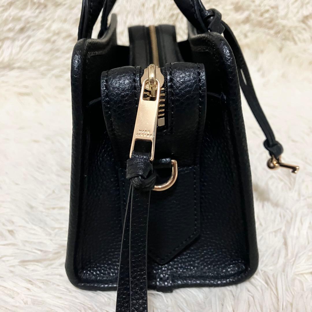 【新品同様】 MARC JACOBS ハンド 2way レザーブラック