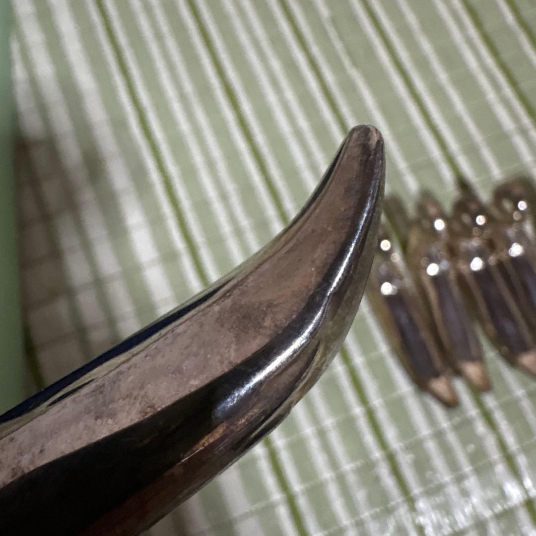 フランス　スワン　白鳥　カトラリーレスト　シルバープレート　6個セット