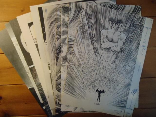 複製原稿「デビルマン 少年マガジン 最終話」原作:永井豪 講談社