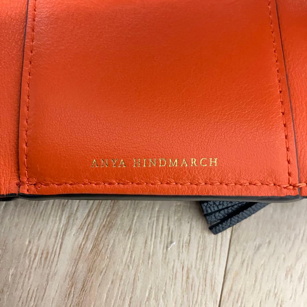 定価5.3万✨訳あり✨極美品✨アニヤハインドマーチ✨ミニ財布✨eyes✨紺