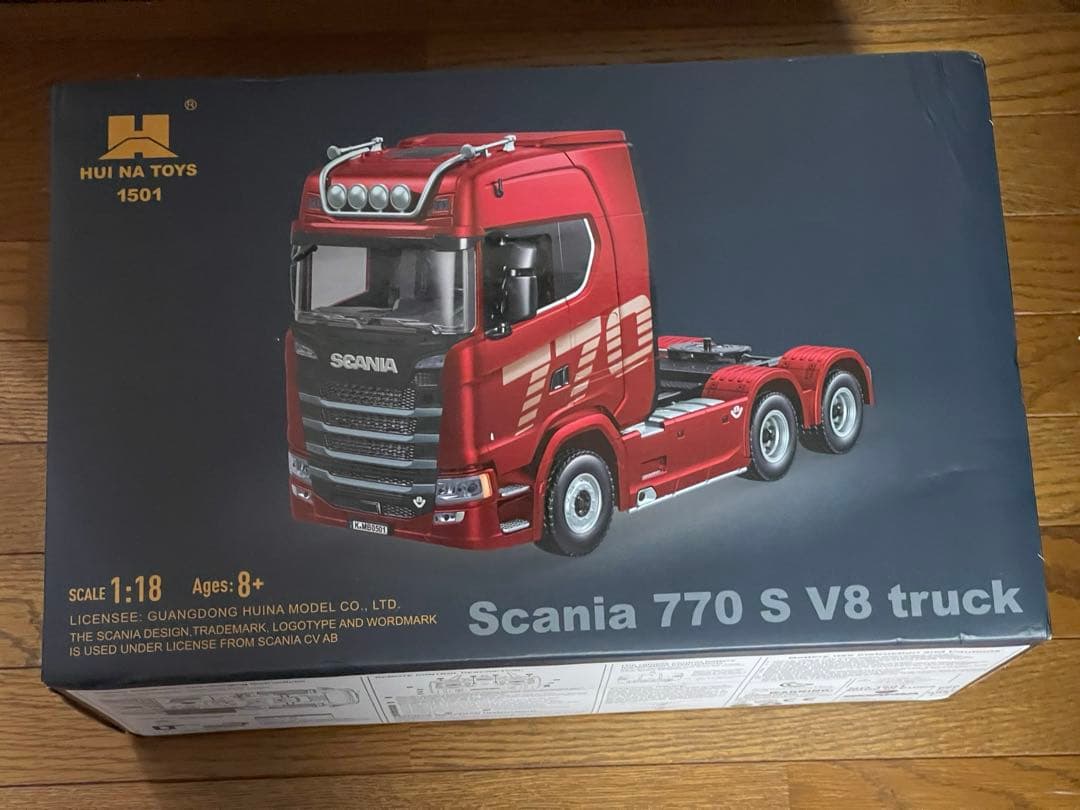 けんた様向け　1/18 HUINA 770S スカニアRC トレーラーセット
